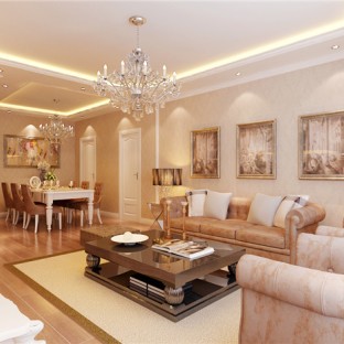 簡歐壁紙裝修效果圖