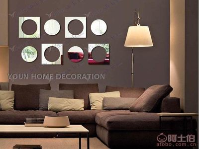 【2015新款葉子樹速賣通亞馬遜熱賣家居裝飾鏡面墻貼客廳廠家批發】東陽市白云景杭鐘表廠 - 產品庫