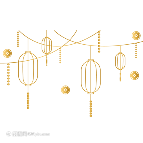 金色節日裝飾的魅力與創意